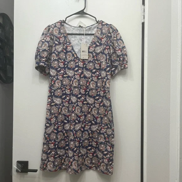 NWT Boden Paisley Dress Sz 4 - Picture 2 of 5